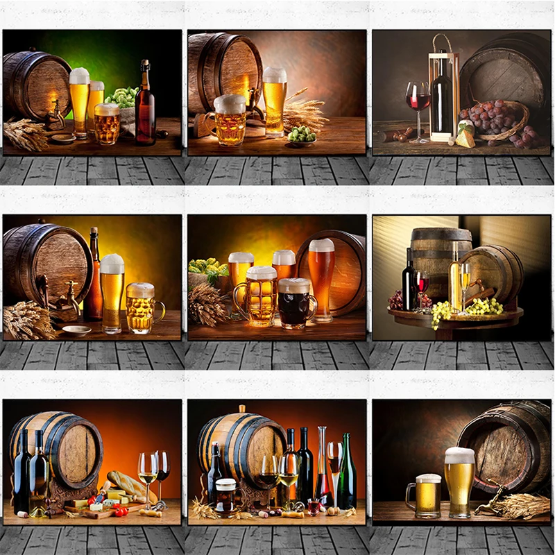 Wine Beer Bottle - المطبخ بار النبيذ الأحمر العنب زجاجة