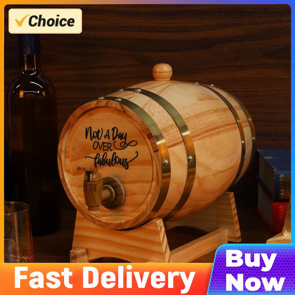 Wine Beer Tequila - برميل نبيذ سعة 3 لتر مع