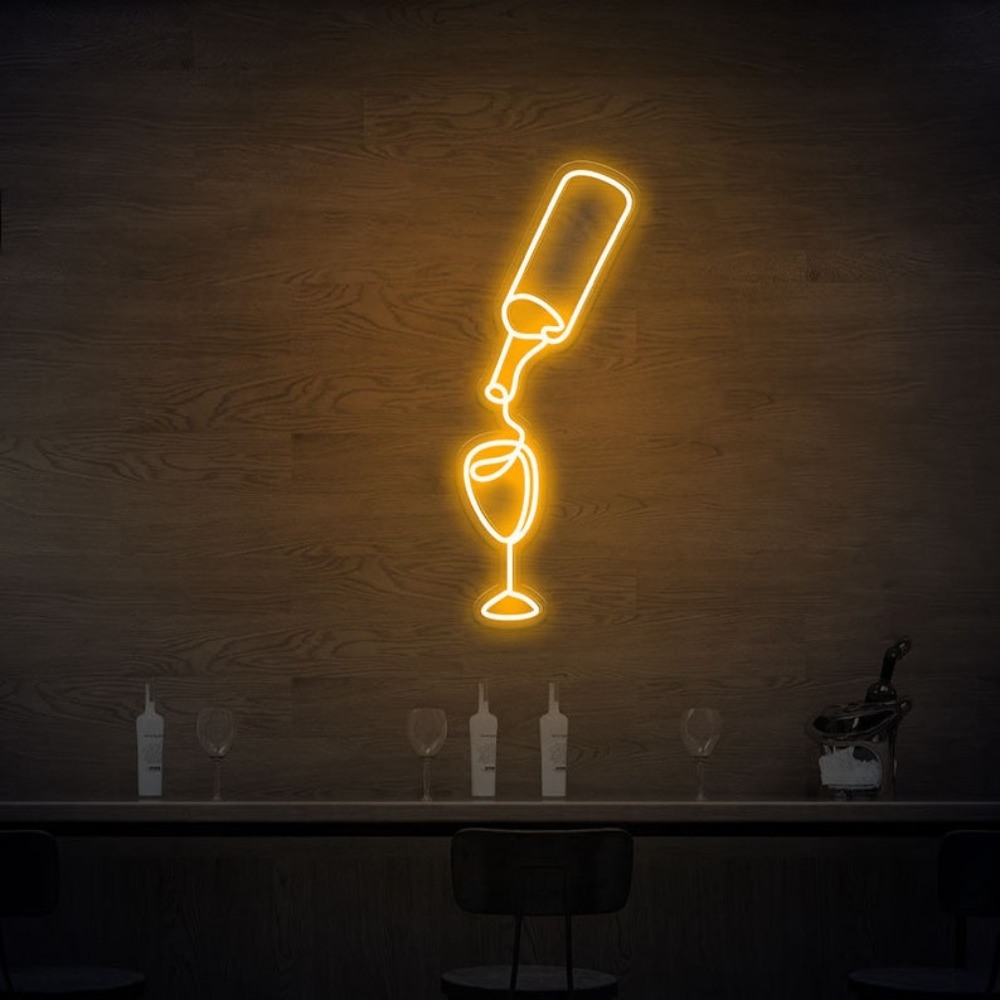 النبيذ Led أضواء النيون USB مت - مراجعة Wine Beer Store وسعره