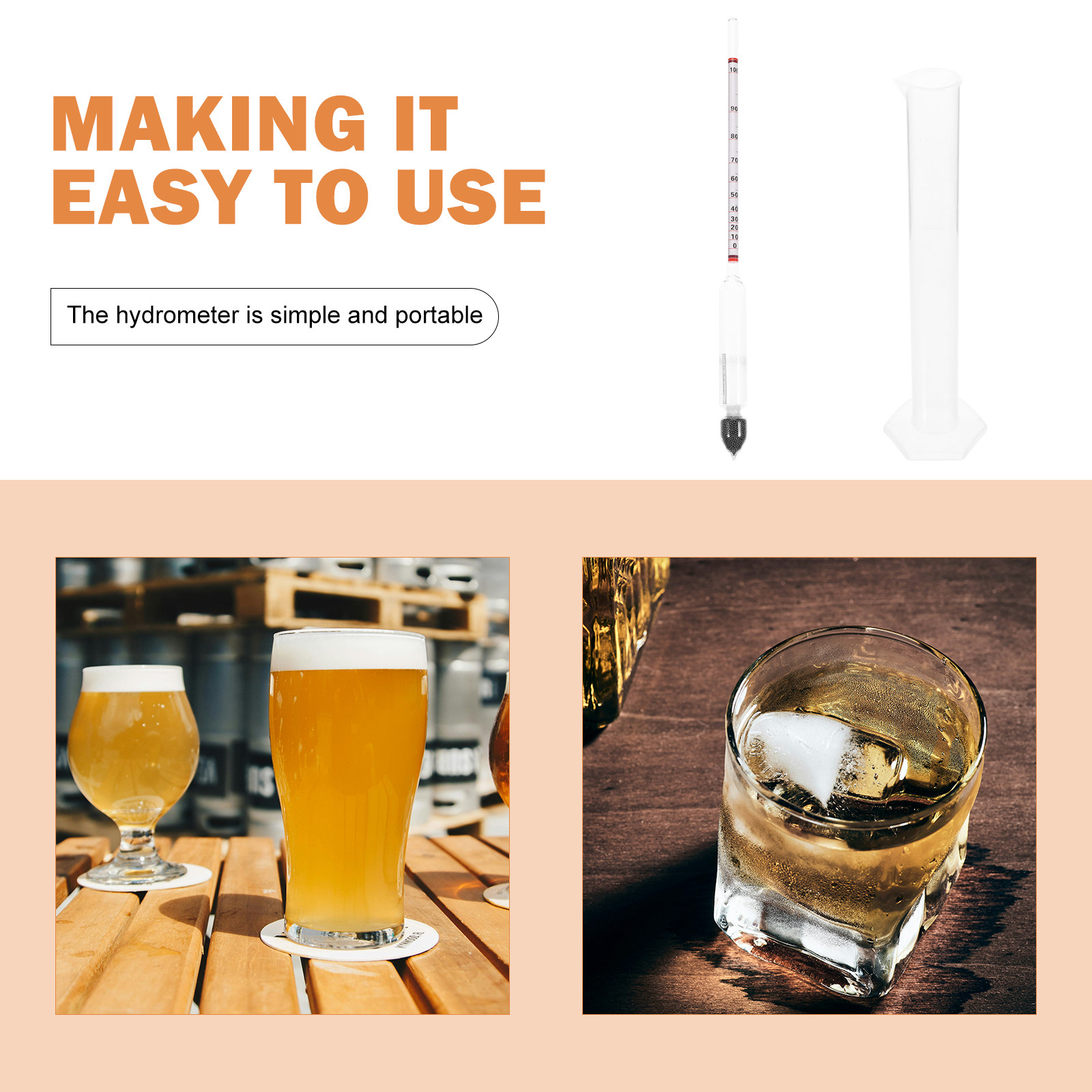 مجموعة واحدة من مقياس الكثافة  - مراجعة Wine Beer Cider وسعره
