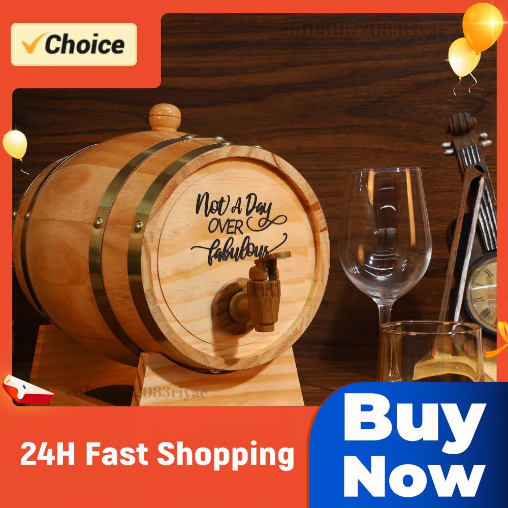 برميل ويسكي منقوش سعة 3 لتر مع - مراجعة Wine Beer Tequila وسعره