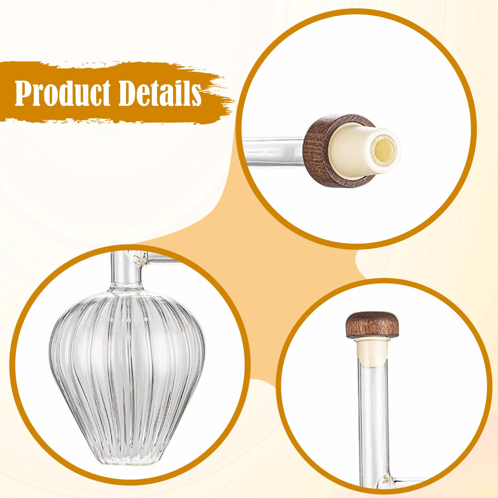 طقم ديكانتر محمول من الزجاج ال - مراجعة Decanter Aerator Set وسعره