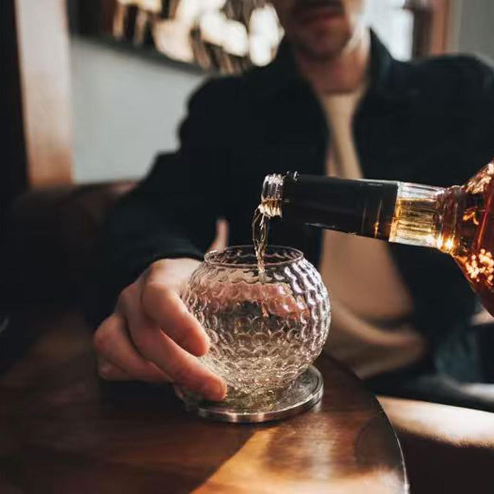 أكواب ويسكي بتصميم كرة الجولف  - مراجعة Wine Beer Tequila وسعره