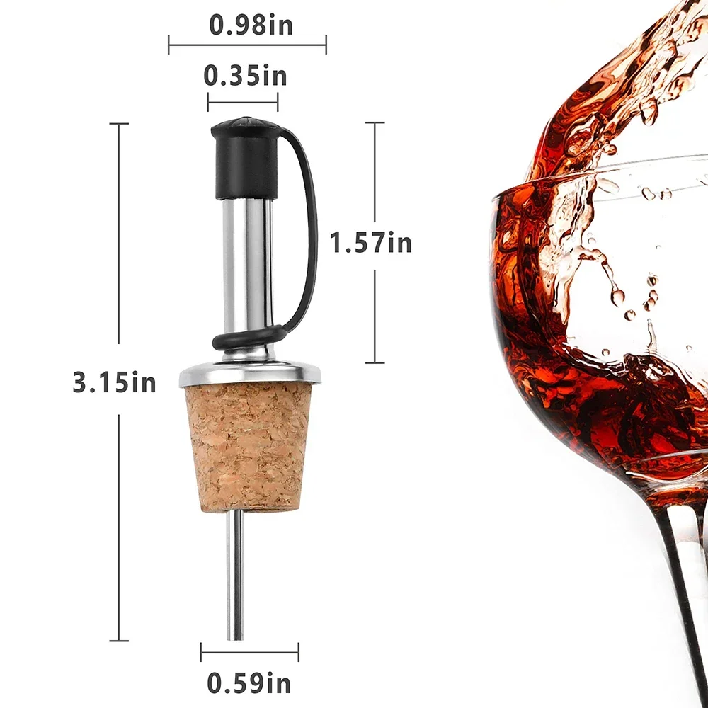 1 قطعة النبيذ الأحمر الفلين ال - مراجعة Wine Beer And Spirits وسعره