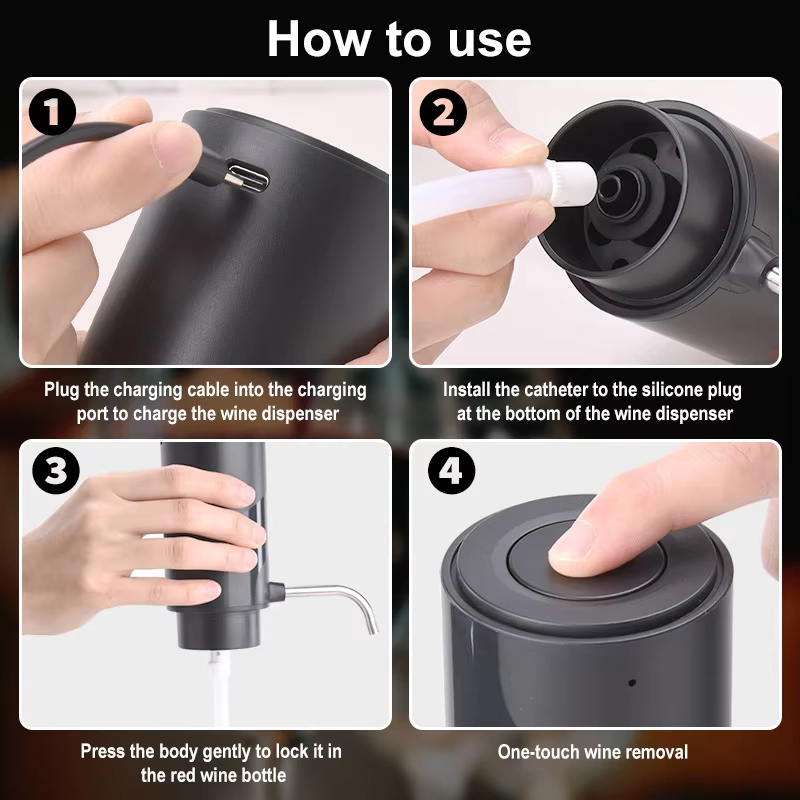 مهوية النبيذ الكهربائية الذكية - مراجعة Decanter Aerator Set وسعره