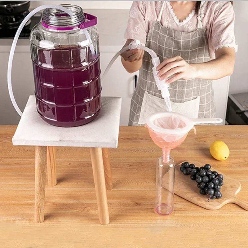 تصفية صنع النبيذ خرطوم تخمير ا - مراجعة Wine Beer Food وسعره