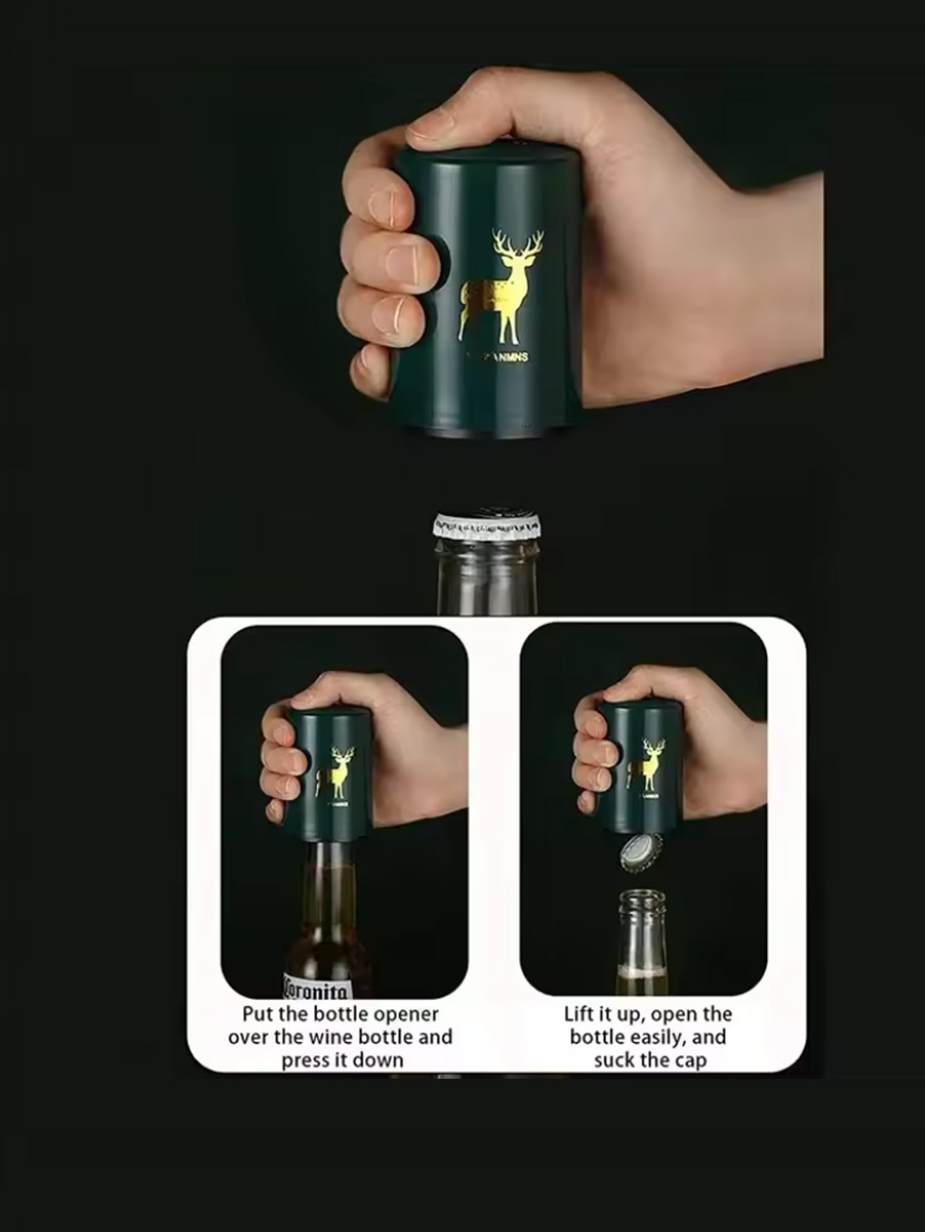 1 قطعة فتاحة الزجاجات البيرة ا - مراجعة Wine Beer Bottle وسعره