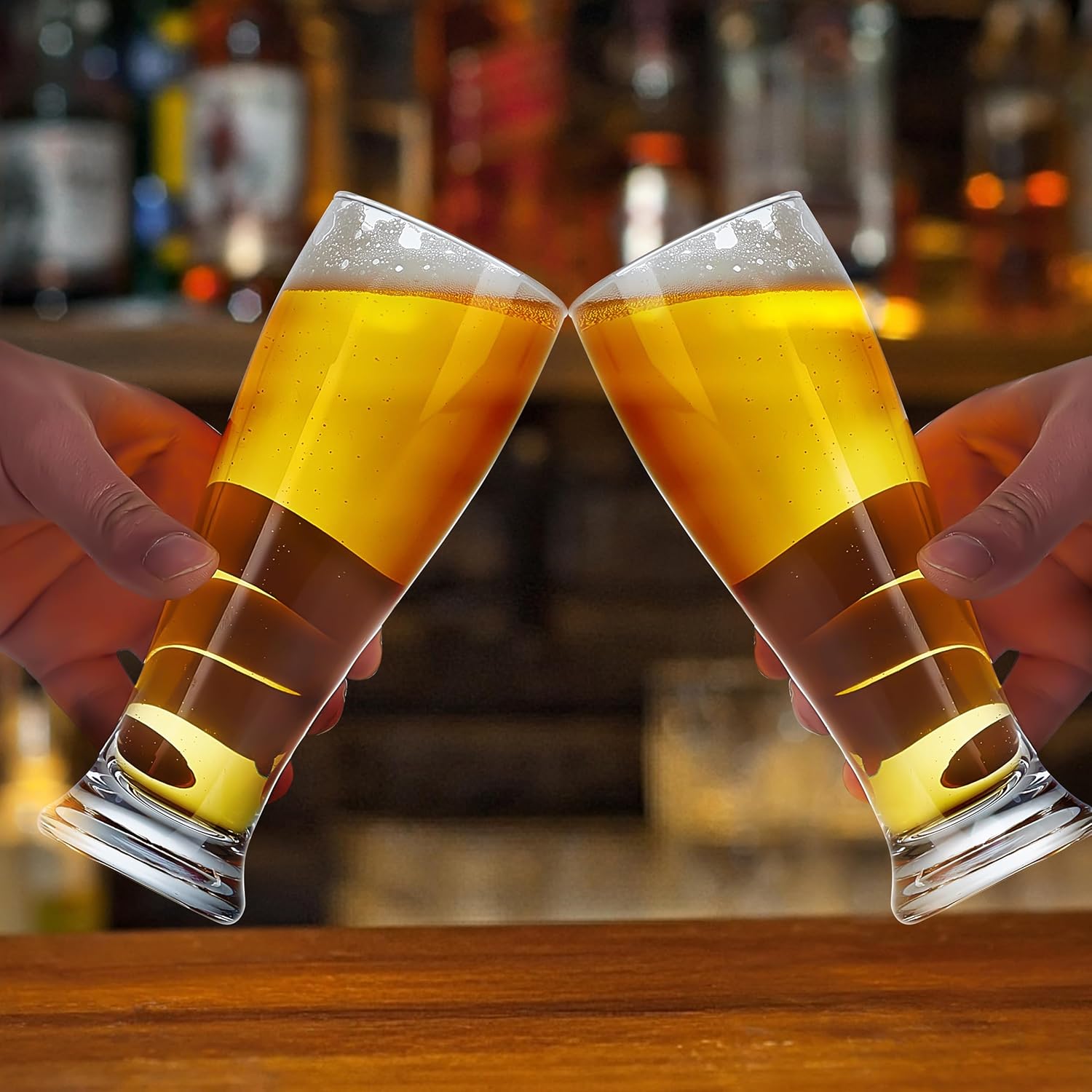 1/2/4/6 قطع أكواب بيرة بلاستيك - مراجعة Wine Beer And Liquor وسعره