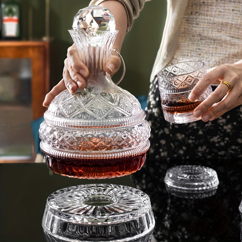 مجموعة إناء النبيذ الكريستالية - مراجعة Decanter Aerator Set وسعره