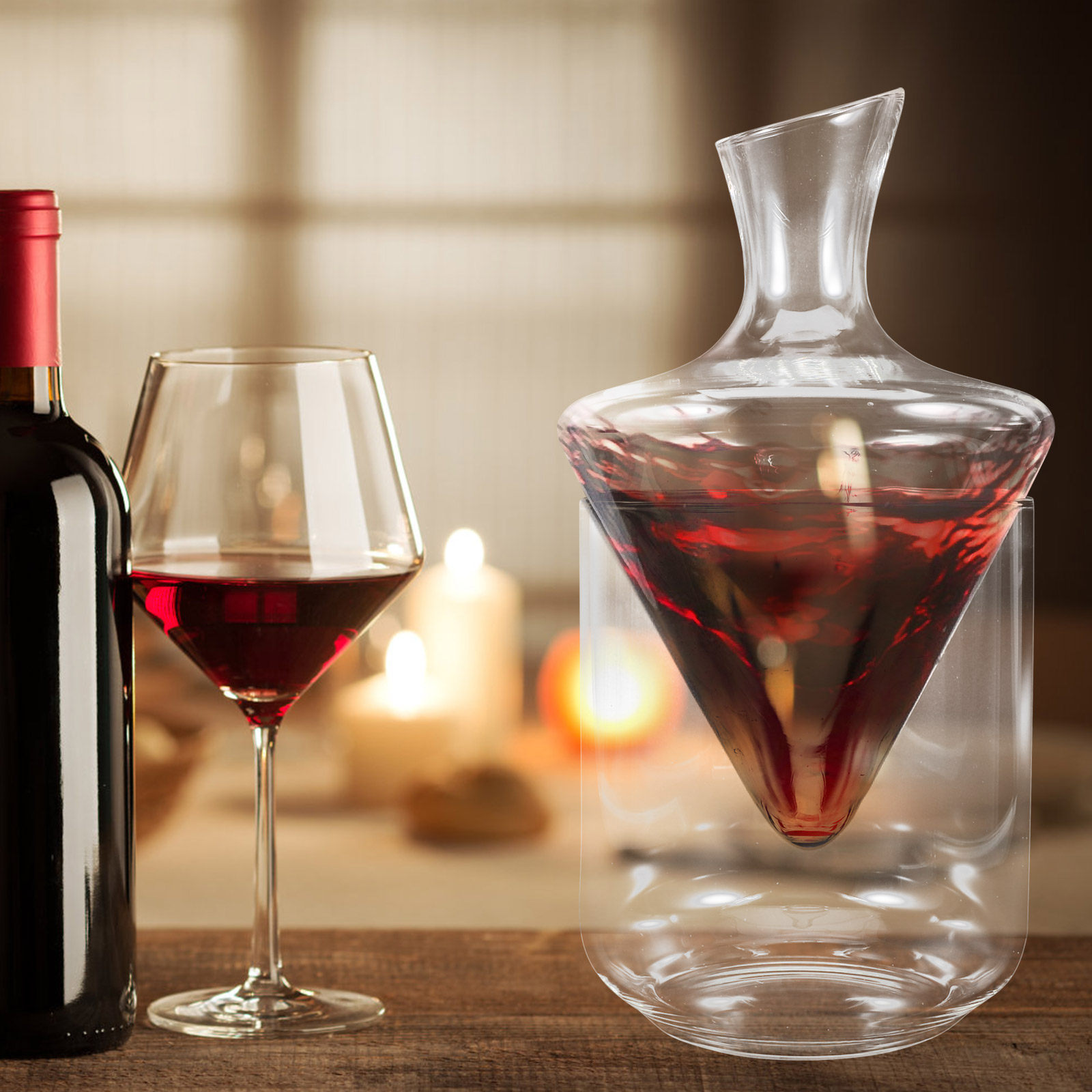 قطعة واحدة من مجموعة أوعية زجا - مراجعة Decanter Aerator Set وسعره