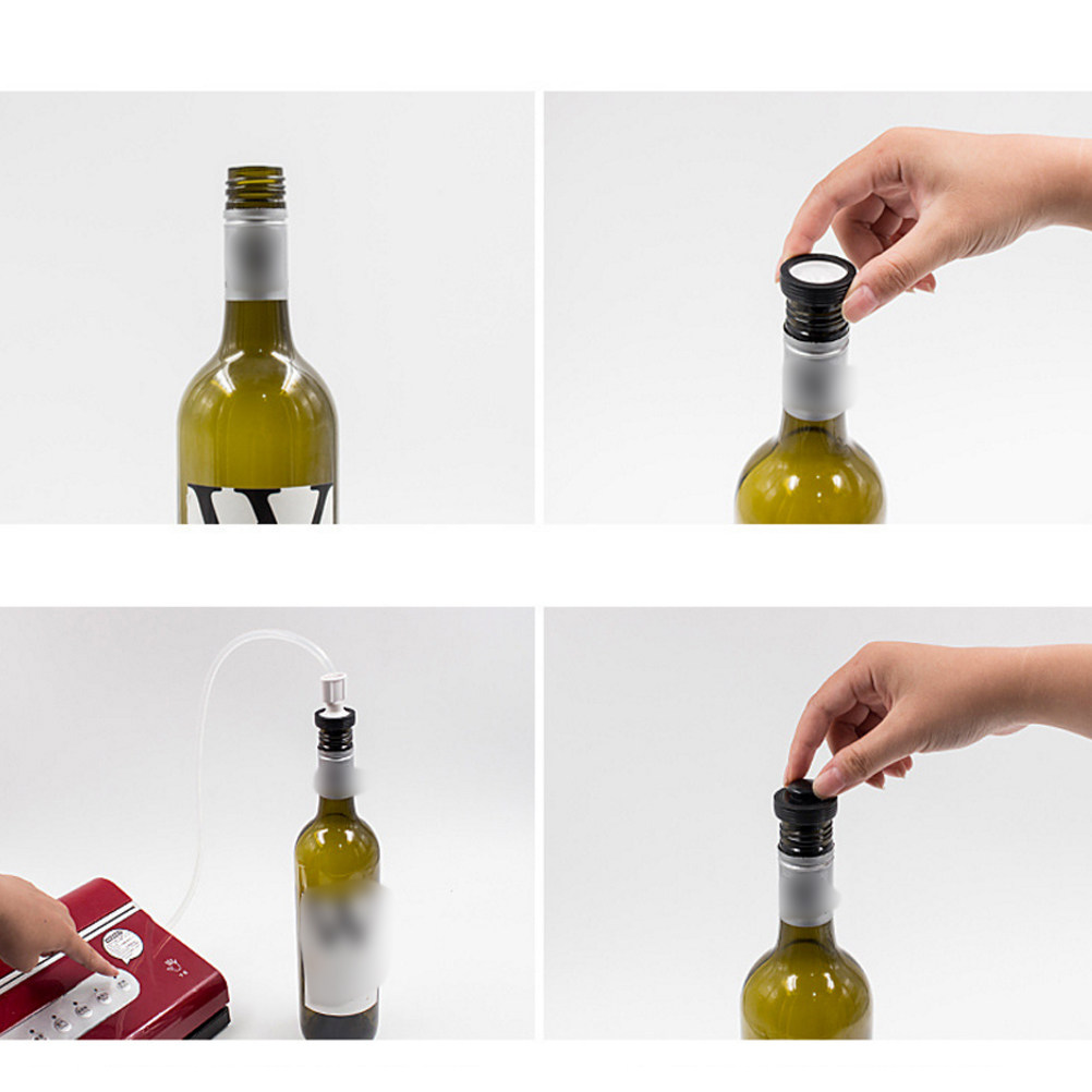سدادة زجاجات النبيذ المصنوعة م - مراجعة Wine Beer Food وسعره
