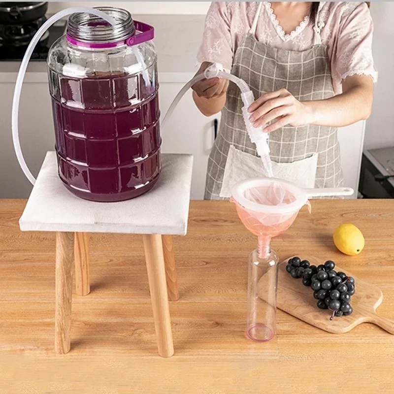 مضخة سيفون أوتوماتيكية لتخمير  - مراجعة Wine Beer Food وسعره