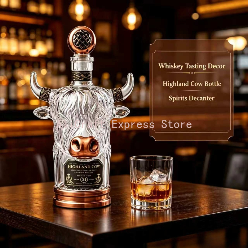 قارورة ويسكي كريستالية ثلاثية  - مراجعة Wine Beer And Spirits وسعره